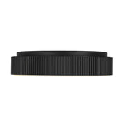 Alteck Lighting AFM0065-5CCT-W Channel 13" LED Outdoor Flush Mount, 5CCT Selectable - Sand Black