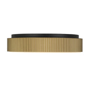 Alteck Lighting AFM0065-5CCT-W Channel 13" LED Outdoor Flush Mount, 5CCT Selectable - Painted Brass