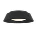 Alteck Lighting AFM0066-5CCT-W Pez 1-lt 11" LED Outdoor Flush Mount, 5CCT Selectable - Sand Black