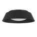 Alteck Lighting AFM0066-5CCT-W Pez 1-lt 11" LED Outdoor Flush Mount, 5CCT Selectable - Sand Black