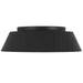 Alteck Lighting AFM0066-5CCT-W Pez 1-lt 11" LED Outdoor Flush Mount, 5CCT Selectable - Sand Black