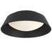 Alteck Lighting AFM0066-5CCT-W Pez 1-lt 11" LED Outdoor Flush Mount, 5CCT Selectable - Sand Black