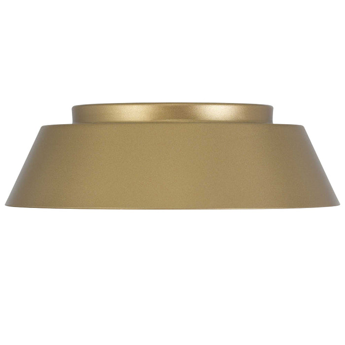 Alteck Lighting AFM0066-5CCT-W Pez 1-lt 11" LED Outdoor Flush Mount, 5CCT Selectable - Painted Brass