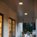 Alteck Lighting AFM0066-5CCT-W Pez 1-lt 11" LED Outdoor Flush Mount, 5CCT Selectable - Painted Brass