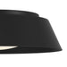 Alteck Lighting AFM0067-5CCT-W Pez 1-lt 15" LED Outdoor Flush Mount, 5CCT Selectable - Sand Black