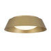 Alteck Lighting AFM0067-5CCT-W Pez 1-lt 15" LED Outdoor Flush Mount, 5CCT Selectable - Painted Brass