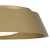 Alteck Lighting AFM0067-5CCT-W Pez 1-lt 15" LED Outdoor Flush Mount, 5CCT Selectable - Painted Brass
