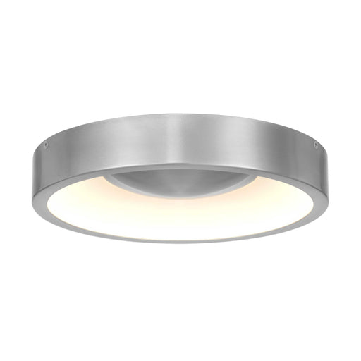 Alteck Lighting AFM0068-5CCT-W Stellar 1-lt 11" LED Outdoor Flush Mount, 5CCT Selectable - Brushed Aluminum