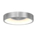 Alteck Lighting AFM0068-5CCT-W Stellar 1-lt 11" LED Outdoor Flush Mount, 5CCT Selectable - Brushed Aluminum