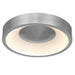 Alteck Lighting AFM0068-5CCT-W Stellar 1-lt 11" LED Outdoor Flush Mount, 5CCT Selectable - Brushed Aluminum