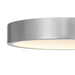Alteck Lighting AFM0068-5CCT-W Stellar 1-lt 11" LED Outdoor Flush Mount, 5CCT Selectable - Brushed Aluminum