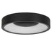 Alteck Lighting AFM0068-5CCT-W Stellar 1-lt 11" LED Outdoor Flush Mount, 5CCT Selectable - Sand Black