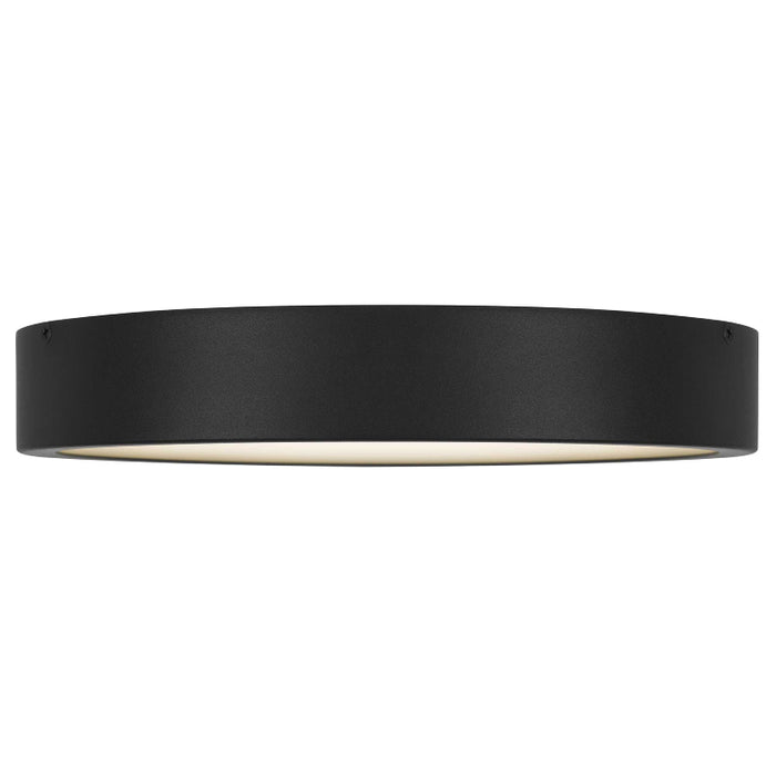 Alteck Lighting AFM0068-5CCT-W Stellar 1-lt 11" LED Outdoor Flush Mount, 5CCT Selectable - Sand Black