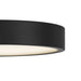 Alteck Lighting AFM0068-5CCT-W Stellar 1-lt 11" LED Outdoor Flush Mount, 5CCT Selectable - Sand Black