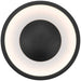 Alteck Lighting AFM0068-5CCT-W Stellar 1-lt 11" LED Outdoor Flush Mount, 5CCT Selectable - Sand Black