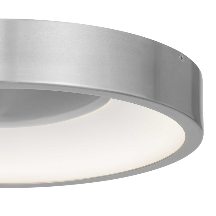 Alteck Lighting AFM0069-5CCT-W Stellar 1-lt 14" LED Outdoor Flush Mount, 5CCT Selectable