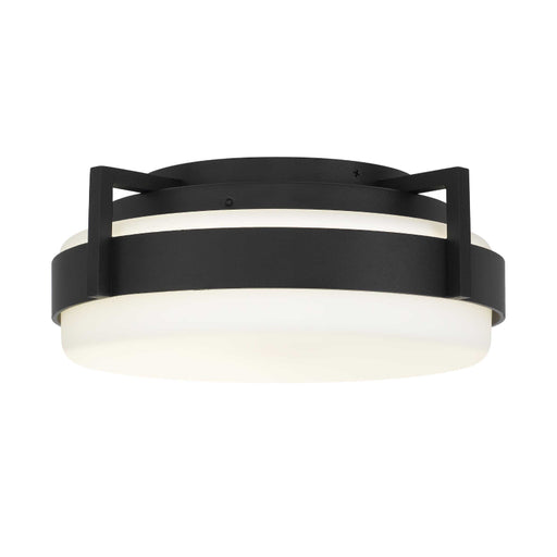 Alteck Lighting AFM0085-5CCT-W Ted 1-lt 12" LED Outdoor Flush Mount, 5CCT Selectable