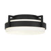 Alteck Lighting AFM0085-5CCT-W Ted 1-lt 12" LED Outdoor Flush Mount, 5CCT Selectable