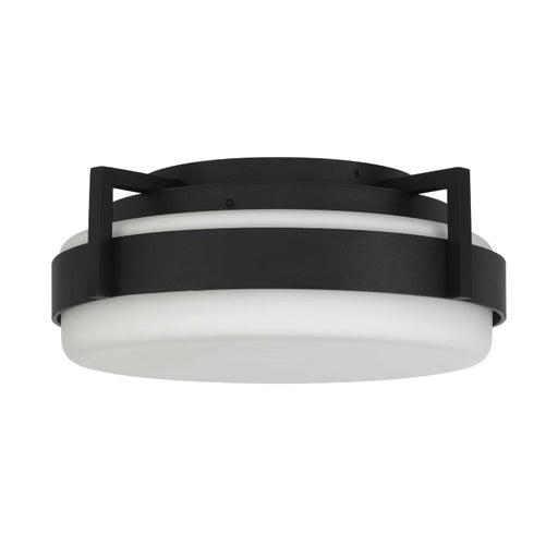 Alteck Lighting AFM0085-5CCT-W Ted 1-lt 12" LED Outdoor Flush Mount, 5CCT Selectable