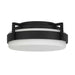 Alteck Lighting AFM0085-5CCT-W Ted 1-lt 12" LED Outdoor Flush Mount, 5CCT Selectable