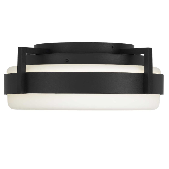 Alteck Lighting AFM0085-5CCT-W Ted 1-lt 12" LED Outdoor Flush Mount, 5CCT Selectable