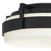 Alteck Lighting AFM0085-5CCT-W Ted 1-lt 12" LED Outdoor Flush Mount, 5CCT Selectable