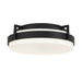 Alteck Lighting AFM0086-5CCT-W Ted 1-lt 15" LED Outdoor Flush Mount, 5CCT Selectable