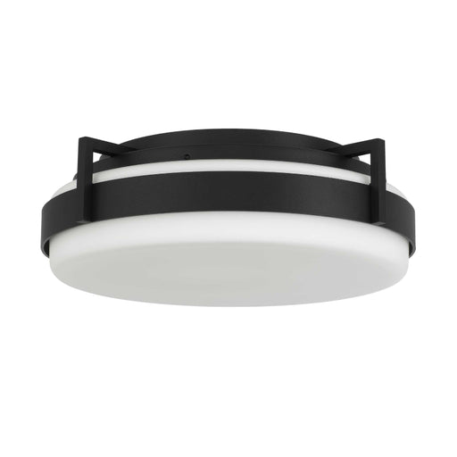 Alteck Lighting AFM0086-5CCT-W Ted 1-lt 15" LED Outdoor Flush Mount, 5CCT Selectable