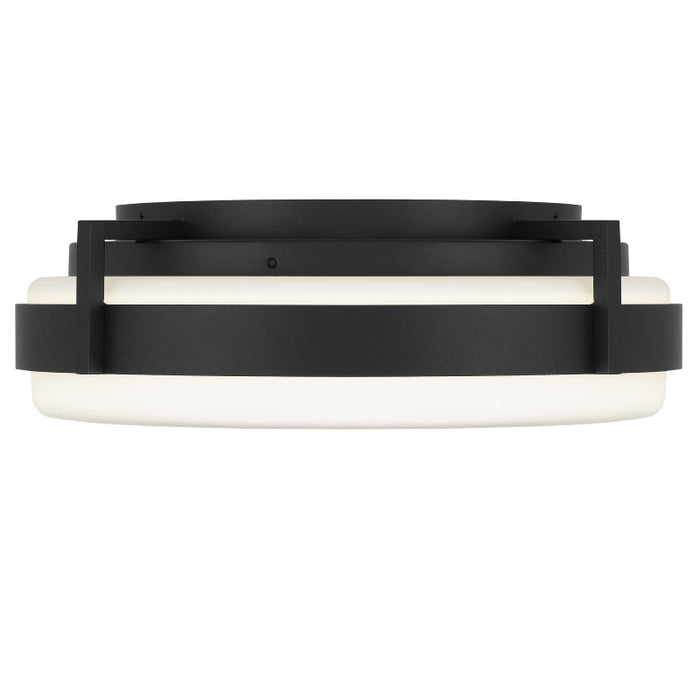 Alteck Lighting AFM0086-5CCT-W Ted 1-lt 15" LED Outdoor Flush Mount, 5CCT Selectable