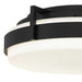 Alteck Lighting AFM0086-5CCT-W Ted 1-lt 15" LED Outdoor Flush Mount, 5CCT Selectable