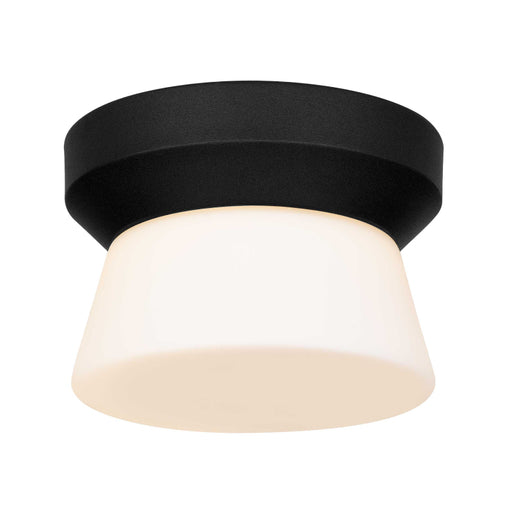 Alteck Lighting AFM0147-3CCT-W Skirt 1-lt 7" LED Outdoor Flush Mount, 3CCT Selectable
