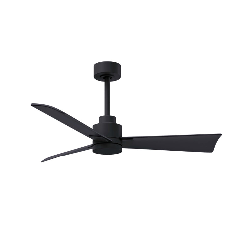 Matthews Fan Atlas Alessandra 42" Ceiling Fan - Matte Black/Matte Black