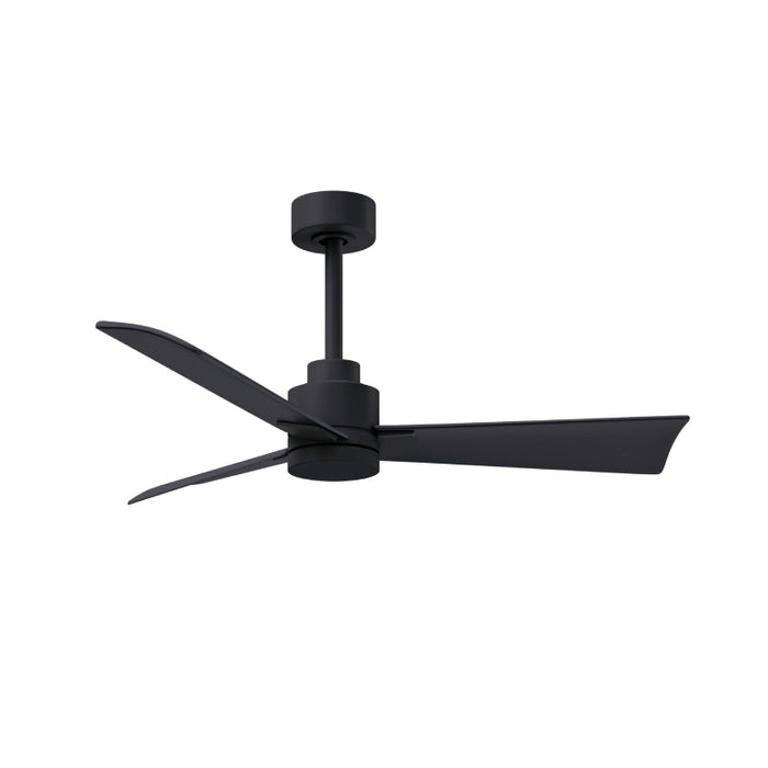 Matthews Fan Atlas Alessandra 42" Ceiling Fan - Matte Black/Matte Black