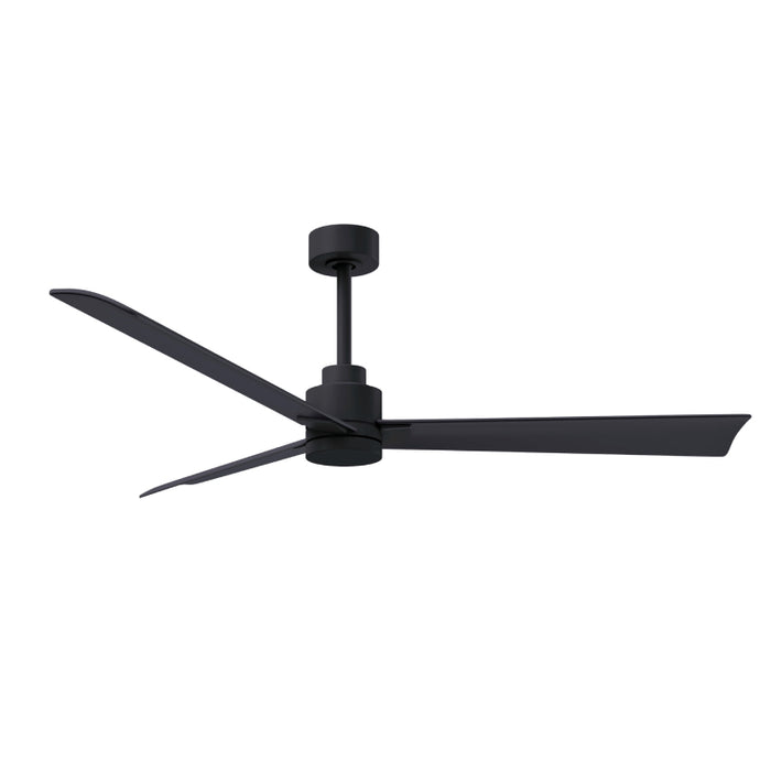 Matthews Fan Atlas Alessandra 56" Indoor/Outdoor Ceiling Fan - Matte Black/Matte Black