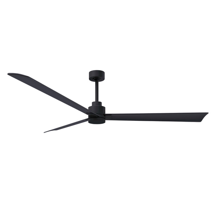 Matthews Fan Atlas Alessandra 72" Indoor/Outdoor Ceiling Fan - Matte Black/Matte Black