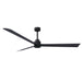 Matthews Fan Atlas Alessandra 72" Indoor/Outdoor Ceiling Fan - Matte Black/Matte Black