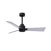 Matthews Fan Atlas Alessandra 42" Ceiling Fan - Matte Black/Brushed Nickel