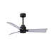 Matthews Fan Atlas Alessandra 42" Ceiling Fan - Matte Black/Brushed Nickel