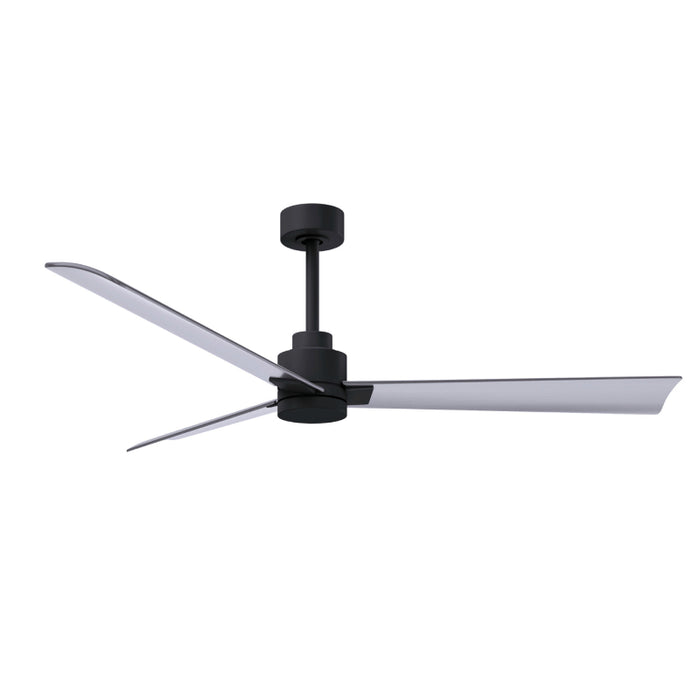 Matthews Fan Atlas Alessandra 56" Indoor/Outdoor Ceiling Fan - Matte Black/Brushed Nickl