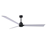 Matthews Fan Atlas Alessandra 72" Indoor/Outdoor Ceiling Fan - Matte Black/Brushed Nickel