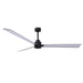 Matthews Fan Atlas Alessandra 72" Indoor/Outdoor Ceiling Fan - Matte Black/Brushed Nickel