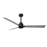 Matthews Fan Atlas Alessandra 56" Indoor/Outdoor Ceiling Fan - Matte Black/Barn Wood