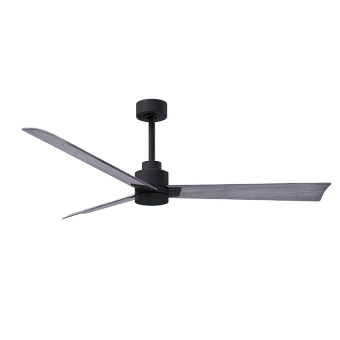 Matthews Fan Atlas Alessandra 56" Indoor/Outdoor Ceiling Fan - Matte Black/Barn Wood