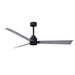Matthews Fan Atlas Alessandra 56" Indoor/Outdoor Ceiling Fan - Matte Black/Barn Wood