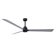 Matthews Fan Atlas Alessandra 72" Indoor/Outdoor Ceiling Fan - Matte Black/Barn Wood
