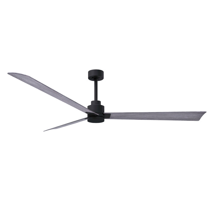 Matthews Fan Atlas Alessandra 72" Indoor/Outdoor Ceiling Fan - Matte Black/Barn Wood