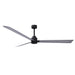 Matthews Fan Atlas Alessandra 72" Indoor/Outdoor Ceiling Fan - Matte Black/Barn Wood