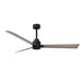 Matthews Fan Atlas Alessandra 56" Indoor/Outdoor Ceiling Fan - Matte Black/Gray Ash