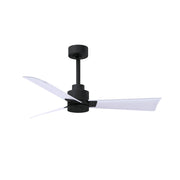 Matthews Fan Atlas Alessandra 42" Ceiling Fan - Matte Black/Matte White