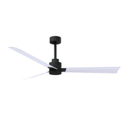 Matthews Fan Atlas Alessandra 56" Indoor/Outdoor Ceiling Fan - Matte Black/Matte White